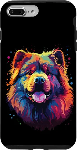 Vista 10 de Watercolour Colourful Dog Chow Chow Case for iPhone 16