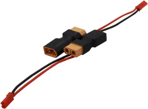 Vista 6 de 5 conectores de batería Lipo XT60 macho a hembra con enchufes JST (macho), adaptador de corriente compatible con DJI Phantom Quadcopter FPV y otros