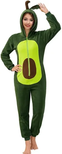 Vista 2 de Clarisbelle Womens Animal Fruit Plush One Piece Pajama Costume with Pocket