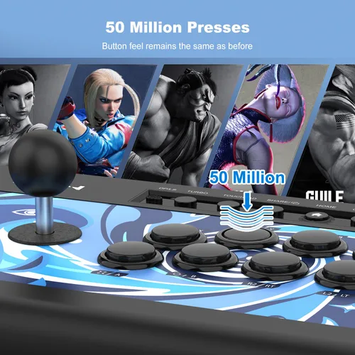 Vista 5 de PXN 008 Arcade Stick PC Fight Stick USB Game Controller Joystick for PS3 PS4 Xbox OneXbox Series XSSwitchWindow PC