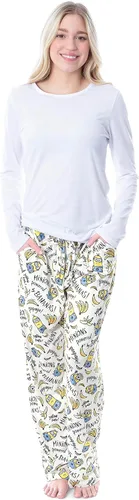 Vista 2 de Despicable Me Womens' Minions Powered By Bananas Sleep Pajama Pants