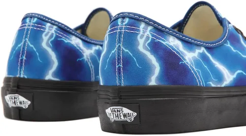 Vista 4 de Vans Authentic (Lightning) - Zapatillas de skate para hombre, color negroazul, talla 12