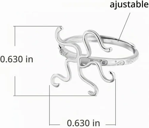 Vista 3 de Anillo de garra de plata de ley 925 con ajuste de base de anillo en blanco para ajuste de piedras preciosas irregulares, joyería hecha a mano