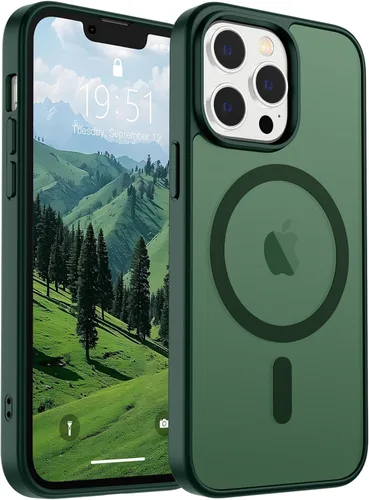 Vista 63 de SUPFINE Funda magnética para iPhone SE 2022 (3ª)/2020 (2ª), iPhone 8 (compatible con MagSafe) (protección contra caídas de grado militar), funda