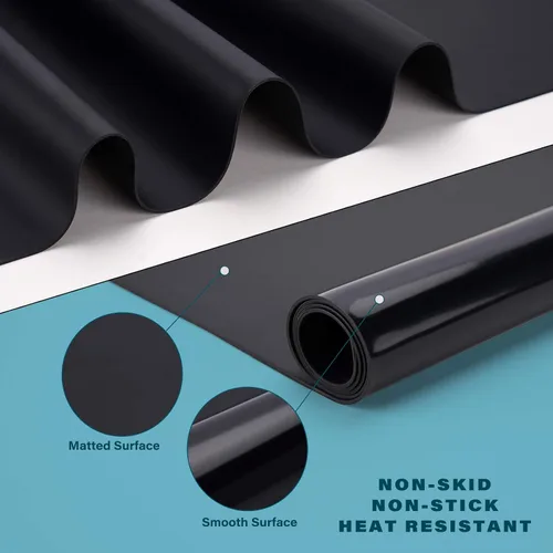 Vista 3 de Tapete multiusos de gran tamaño, de silicona, para manualidades, joyas, moldes de fundición, protector de encimera, mantel individual