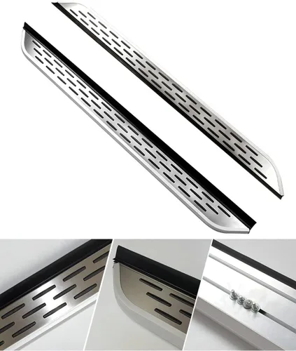 Vista 2 de Estribos laterales para Nissan X-Trail/Rogue 2014-2019, pedales de barra, barras de paso, accesorios de coche