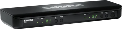 Vista 5 de Sistema de micrófono inalámbrico Shure BLX188/CVL - Vida de batería de 14 horas, rango de 300 pies, UHF Incluye (2) micrófonos Lavalier, receptor