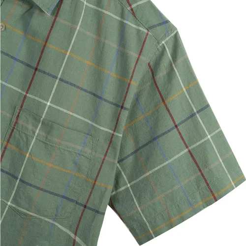 Vista 4 de COEVALS CLUB Mens Linen Beach Summer Casual Button Down Shirt Short Sleeve Shirt