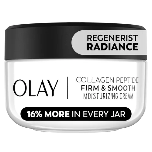 Vista 17 de Olay Regenerista Péptido de colágeno 24 Hidratante de cara con vitamina B3, Fragancia Gratis, 1.7 oz + Látigo Rostro Hidratante Viaje