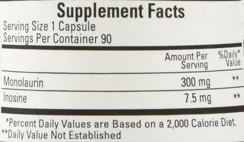 Vista 2 de Monolaurina 300 mg 90 Caps