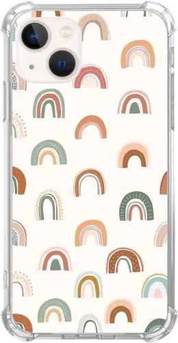 Vista 8 de Trippy - Funda psicodélica para iPhone 15, diseño de flores de arte hippie con ojos, para niñas, mujeres, niños, hombres, funda de TPU única