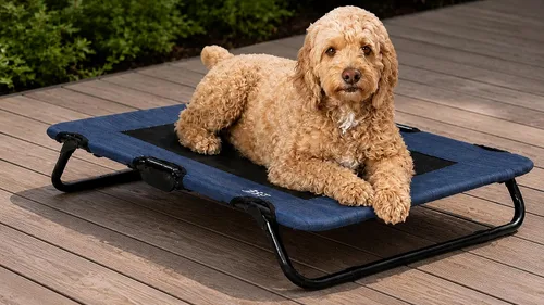 Vista 10 de Pet Gear Lifestyle Pet Cot Cama elevada, 30 pulgadas, abedul