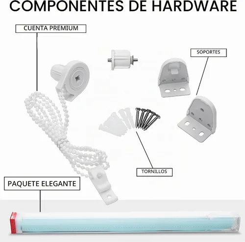 Vista 6 de NUTRO CHILL Persiana Opaca, Persianas Enrollables para Ventana con Aislamiento Térmico, Protección UV en Tela para Hogar y Oficina, Fácil de Instalar