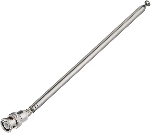 Vista 4 de Bingfu Antena de Escáner de Radio de Policía 20-1300MHz 7 Secciones Telescópica BNC Antena Masculina Radio Jamón Radio Mano CB Antena para Uniden