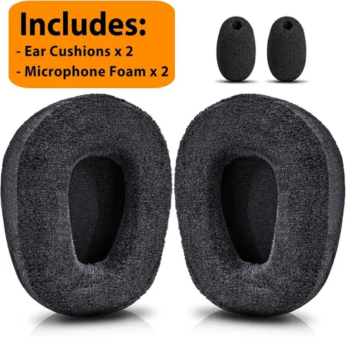 Vista 7 de B450-XT Kit de almohadillas de repuesto compatibles con auriculares B450-XT B450XT I B450 XT Accesorios (terciopelo suave)
