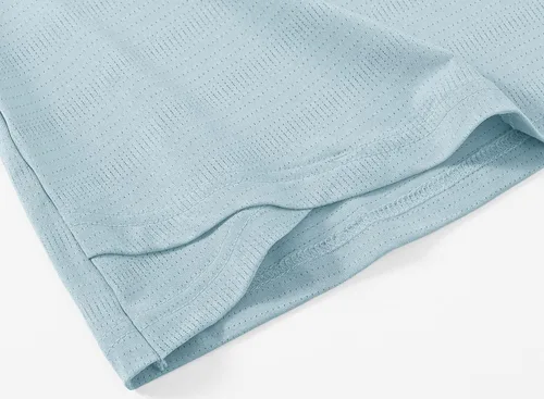 Vista 45 de Gopune Polo de golf con cuello en V para mujer, sin cuello, manga corta, ligera, de secado rápido, camisetas de tenis para correr