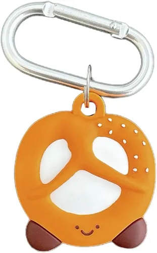 Vista 18 de Yatchen Bonita funda de silicona para AirTag 2021 Finder Fun 3D Cartoon Animal Anti Scratch Llavero Tracker Protector Bluetooth (Béisbol, 1 unidad)