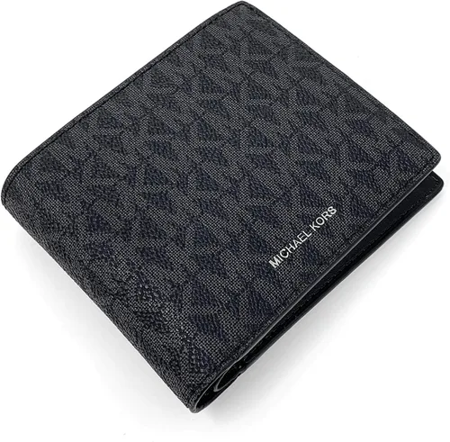 Vista 2 de Michael Kors Cooper Billfold con cartera para hombre PVC negro PVC negro Passcase