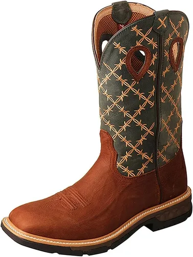 Vista 8 de Twisted X Mens 12" Pull On Soft Toe Western Work Boot