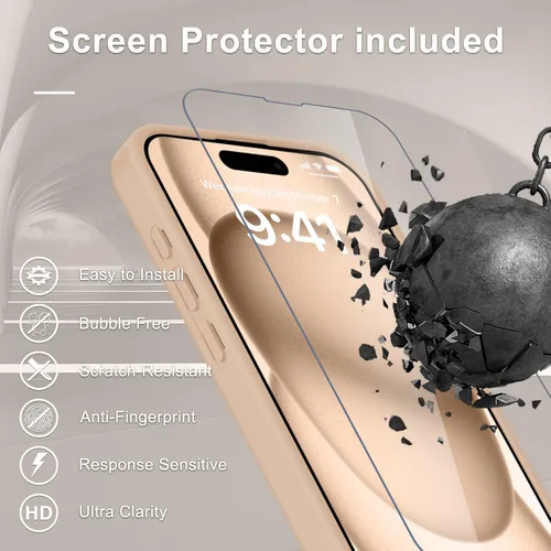 Vista 269 de Funda para Google Pixel 10 Pro XL, cubierta magnética mate, color negro Fit for MagSafe, Screen Protector included, Shockproof Military Grade