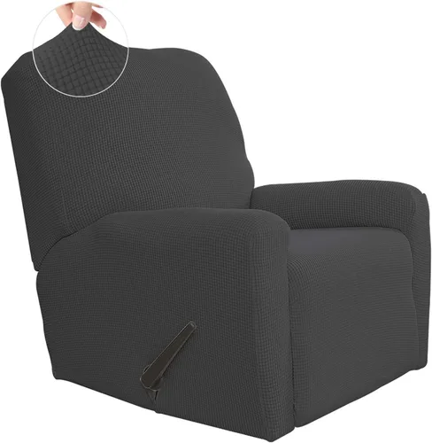 Vista 37 de Easy-Going Funda Elástica para Sofá Reclinable Cobertor de Sofá 4 Piezas Protector de Muebles Sofá Suave con Fondo Elástico Poliéster Spandex Tela