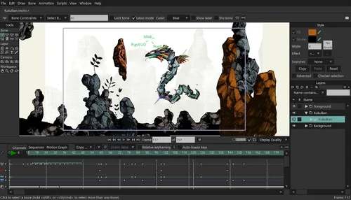 Vista 3 de Moho Pro 13.5 The all-in-one animation tool for professionals and digital artists Software for PC and Mac