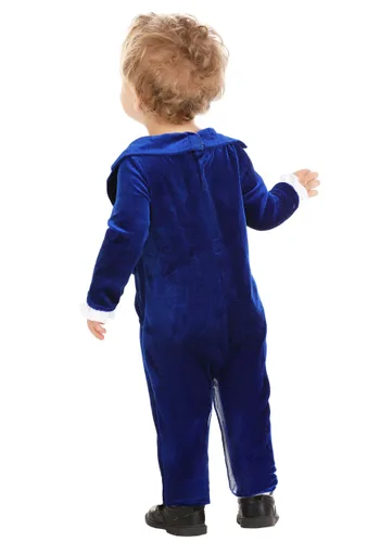 Vista 2 de Disfraz de Niño Pequeño Swinger Azul de los 60 Multicolor