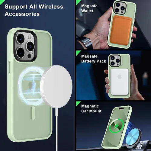 Vista 681 de MOCCA - Funda magnética resistente para iPhone XR de 6.1 pulgadas, compatible con MagSafe, funda con protección contra caídas de grado militar