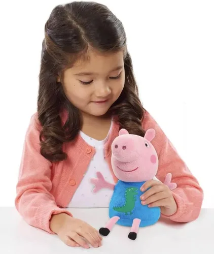 Vista 3 de Peppa Pig - Peluche de frijol de 6 pulgadas George
