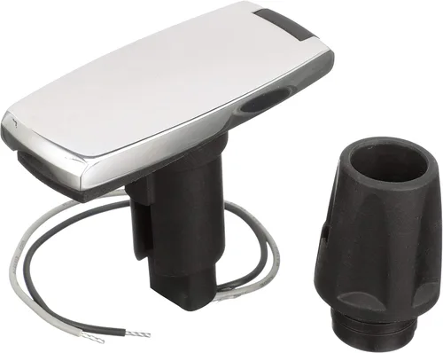 Vista 5 de attwood 910V2SS-7 LightArmor™ 910V Series Rectangle Plug-in Light Base — for All-Around Pole Light, 2-Pin, Black Stainless Cover (Pack of 3)