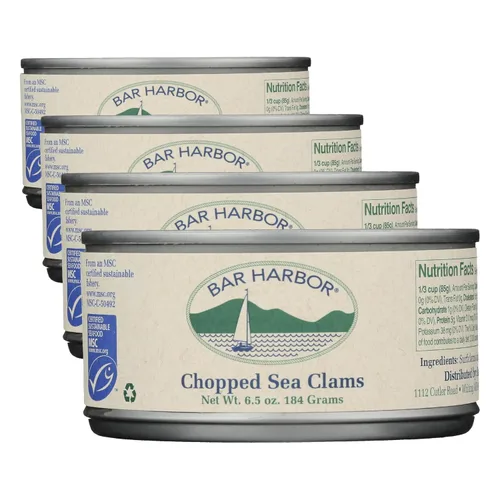 Vista 9 de Bar Harbor Almejas picadas, 6.5 oz.