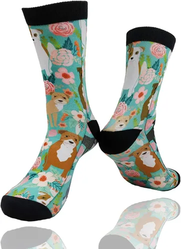 Vista 4 de YISHOW Divertidos calcetines de vestir casuales para hombre y mujer