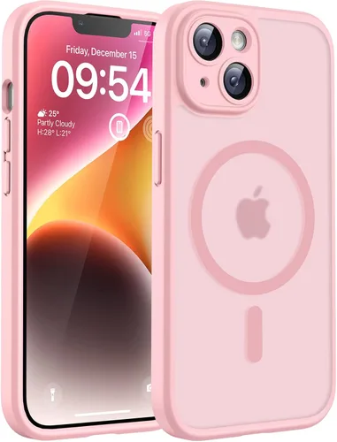 Vista 39 de TOCOL Funda para iPhone 11, compatible con Magsafe, protección completa de cámara, imanes integrados, protección contra caídas, funda translúcida