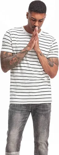 Vista 2 de VEIISAR Camiseta de algodón elástico suave con cuello redondo para hombre