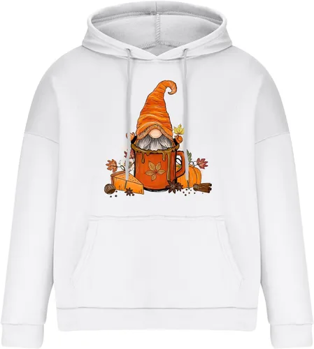 Vista 6 de Suéter de manga larga con estampado gráfico de gnomos de Navidad para hombre, de gran tamaño, de fácil ajuste, para correr, secado rápido