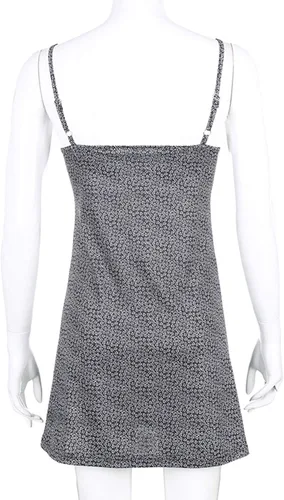 Vista 4 de Nituyy - Vestido sin mangas para mujer, sin espalda, sin mangas, estilo bodycon