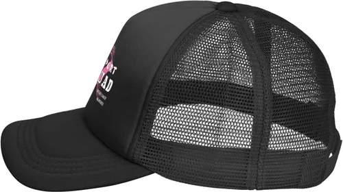 Vista 3 de Support Squad Awareness - Gorra de béisbol de malla sólida para papá, camionero, sombrero de ala plana
