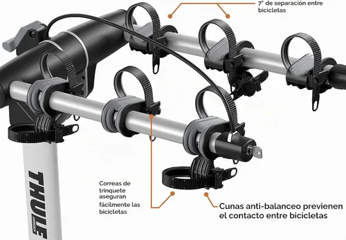 Vista 2 de Thule Helium Pro - Portabicicletas de enganche