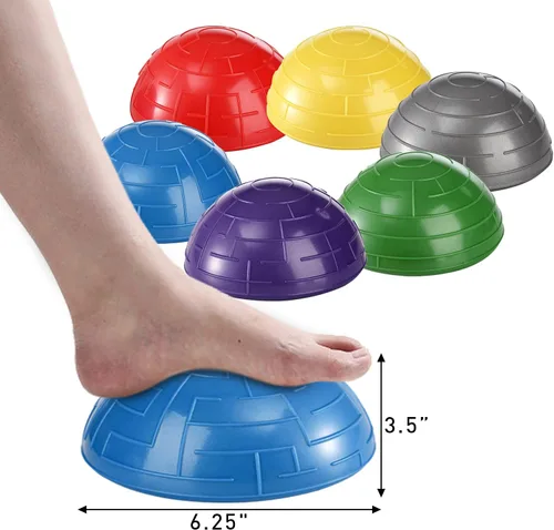 Vista 2 de Fasmov Paquete de 6 cápsulas de equilibrio, puntos de entrenamiento de equilibrio para retoques de sentadillas, equilibrio corporal central