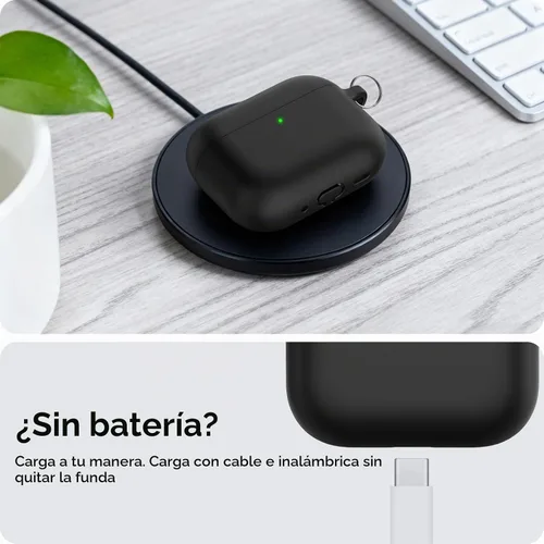 Vista 5 de AhaStyle Funda Protectora para AirPods Pro 3 (2025) con Kit de Limpieza, Funda de Silicona Suave para AirPods Pro de 3ª