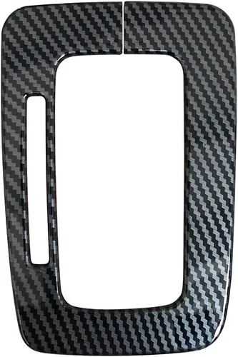 Vista 6 de ruihe Patrón de fibra de carbono para palanca de cambios de coche, panel de consola, cubierta de marco para Ford Ranger 2019 2020 2021 2022 versión