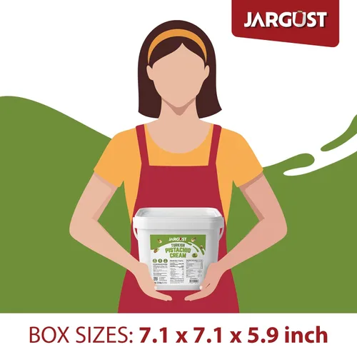 Vista 5 de Crema de pistacho a granel, crema de pistacho Real Antep, 5.5lb