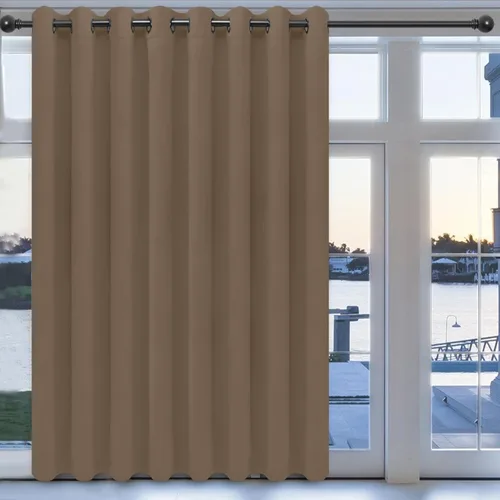 Vista 90 de Easy-Going - Cortinas opacas para dormitorio, aislamiento térmico sólido con ojales, cortinas de ventana para reducción de ruido, cortinas