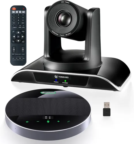 Vista 11 de TONGVEO Sistema de cámara de video para sala de conferencias todo en uno HD1080P 60fps Zoom óptico 3X USB3.0 HDMI Cámara PTZ con seguimiento