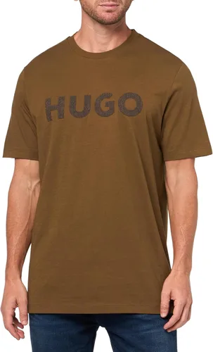 Vista 67 de Hugo Men's Print Logo Short Sleeve T-Shirt Blanco