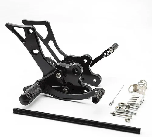 Vista 2 de Motorbike Foot Rests For FZ1 For FZ8 For FZ For 1 For FZ For 8 2001-2005 Motorcycle Rearset Footrest Footpeg Footrest Pedals(Black)