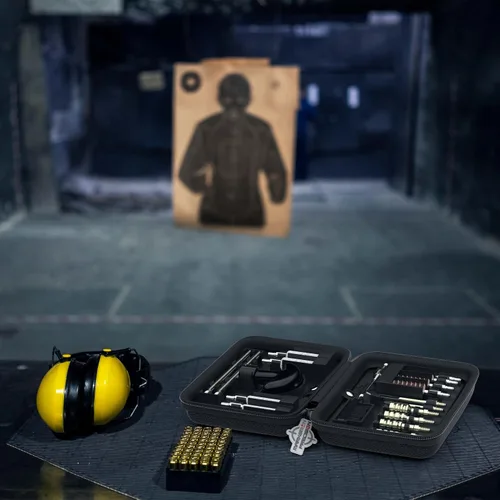 Vista 7 de Kit de limpieza de pistola compacto - Jags de latón - Revólver de pistola de calibre .22 0.354 in 357 .38 .380 .40 0.394 in .44 y .45 Calibre