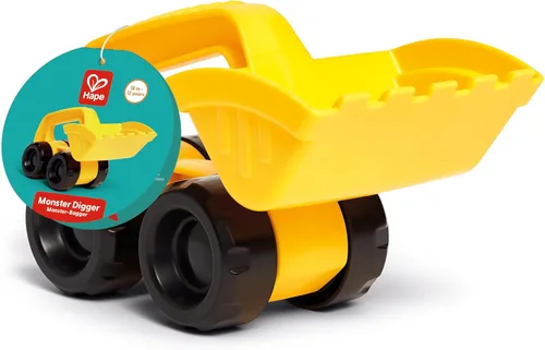 Vista 8 de Hape Juguetes de playa y arena Monster Digger Toys, amarillo, L: 9.1, W: 5.1, H: 5.3 pulgadas