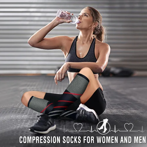 Vista 211 de Bluemaple 6 Pack Copper Compression Socks for Women and Men Circulation-Best Support for Medical, Running,Nursing,Athletic