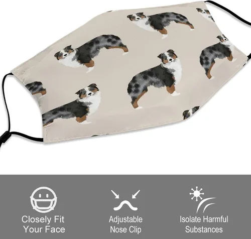 Vista 3 de JZDACH Máscaras protectoras a prueba de polvo para hombres y mujeres, bandanas duraderas, pasamontañas, bufanda, polaina